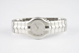 LADIES TAG HEUER MIRROR DIAL WRISTWATCH REF. WP13150, circular silver mirror dial with hands, 29mm