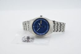 *TO BE SOLD WITHOUT RESERVE* GENTLEMAN'S SEIKO QUARTZ, BLUE DAY DATE, REF 4336-7000, NOVEMBER