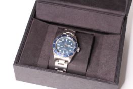 2020 TUDOR BLACK BAY 58 BLUE 79030B UNWORN, blue dial with luminous dot hour markers, blue