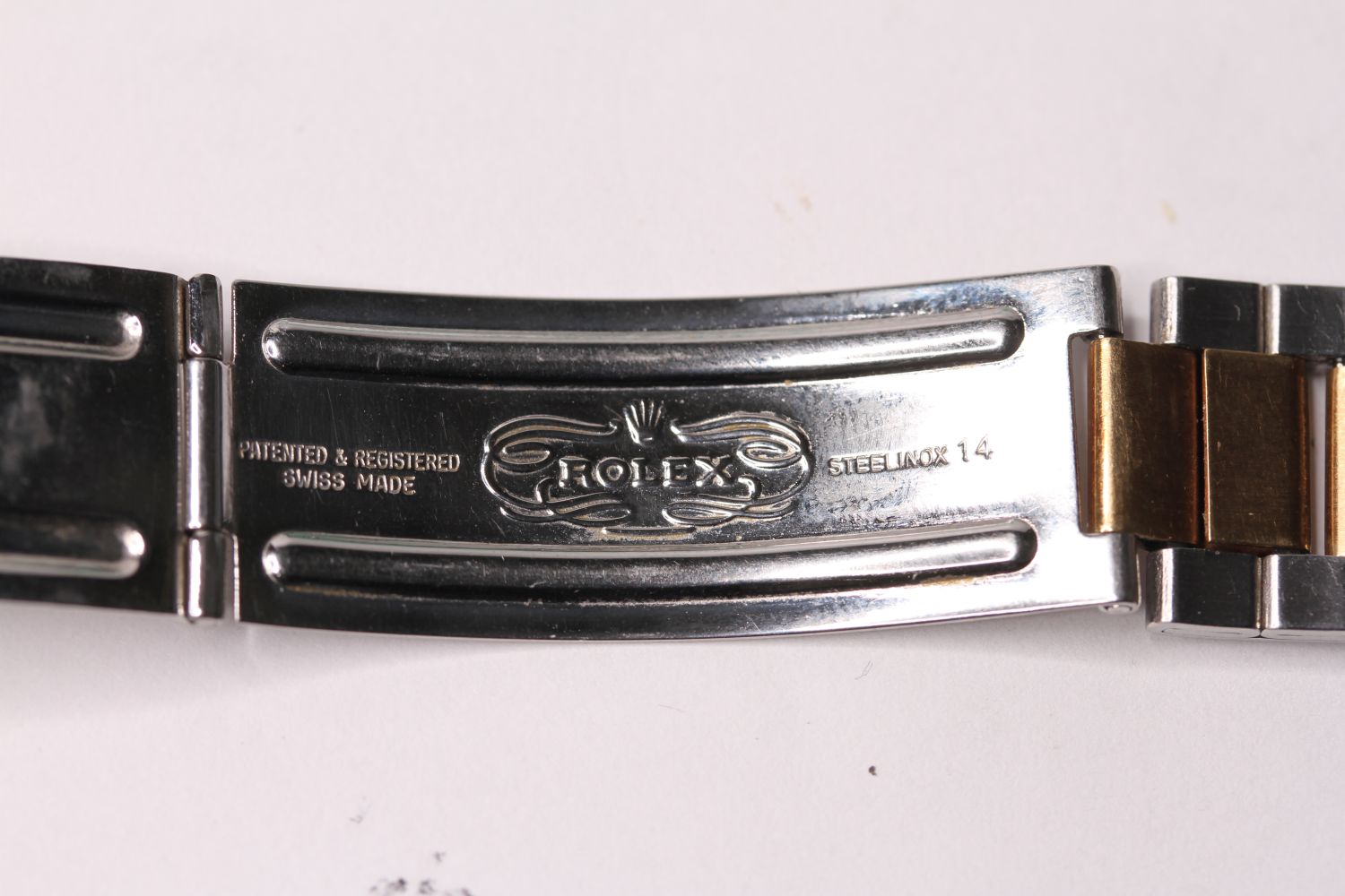 ROLEX 7836 STEEL AND GOLD OYSTER BRACELET WITH 258 STAMPED END LINKS, CIRCA 1971 - Image 2 of 4