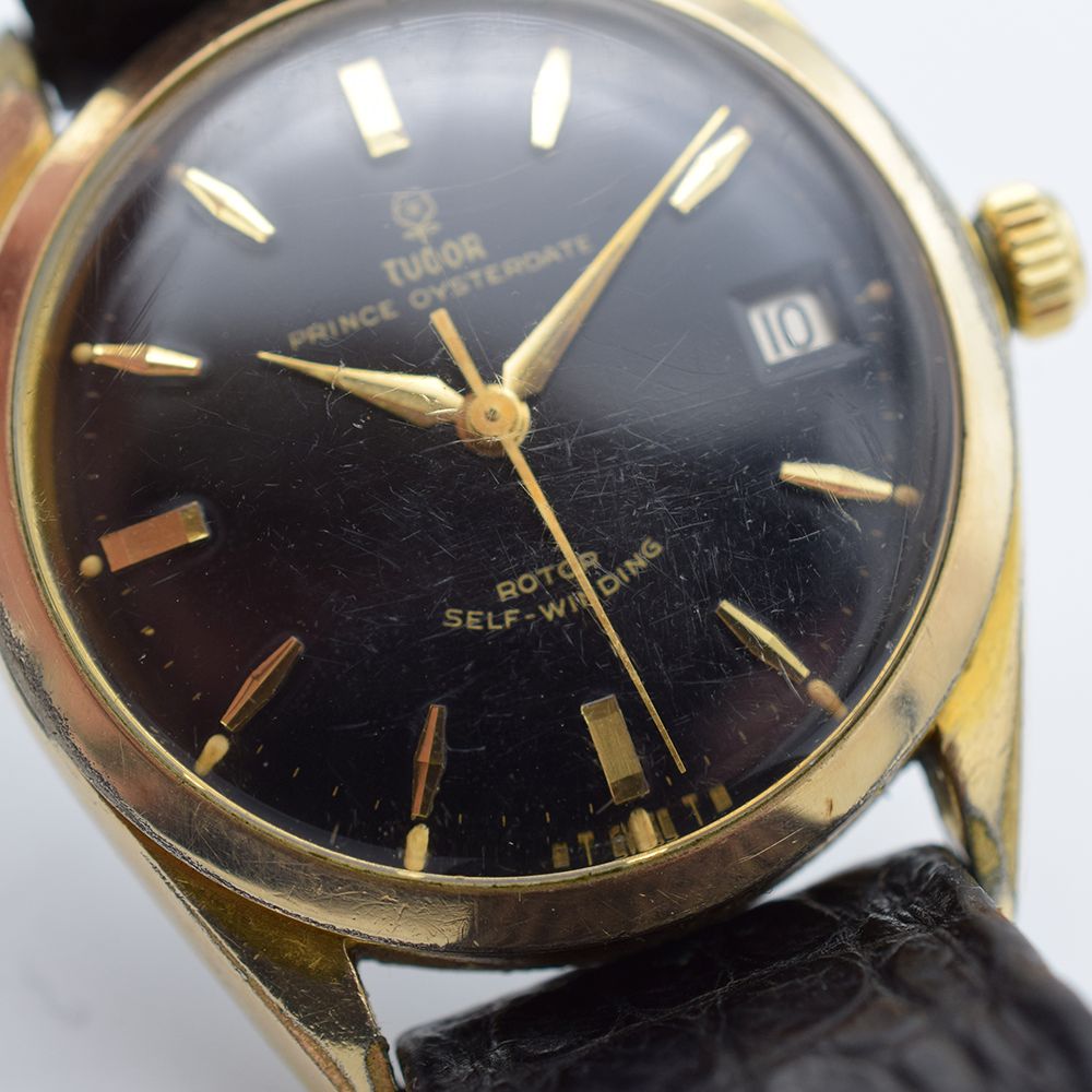 GENTLEMAN'S TUDOR PRINCE OYSTERDATE GOLD CAPPED, REF. 7966, CIRCA. 1965, AUTOMATIC ETA CAL. 2452, - Image 5 of 13