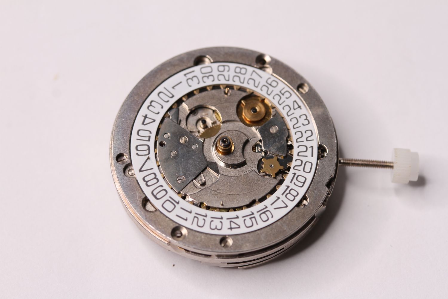 BREITLING SIGNED VALJOUX 7750 MOVEMENT, WITH DATE WHEEL, CURRENTLY RUNNING - Image 2 of 2