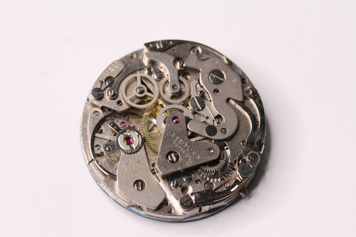 BREITLING SPRINT CHRONOGRAPH, DIAL, HANDS, 17 JEWEL MOVEMENT, REFERENCE 7733, balance wings freely - Image 2 of 2