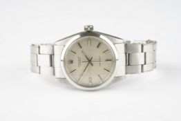 GENTLEMENS ROLEX OYSTER PRECISION WRISTWATCH REF. 6426 CIRCA 1961, circular silver dial with stick