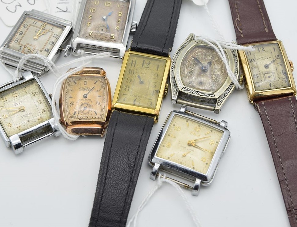 *TO BE SOLD WITHOUT RESERVE* JOB LOT OF 8 WRIST WATCHES, CIRCA.