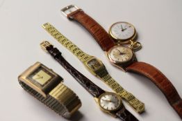 *TO BE SOLD WITHOUT RESERVE* 5 VINTAGE WATCHES INCLUDING ENICAR AND EDOX, Enicar Ultrasonic 21