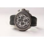 GENTLEMAN'S FRANC VILA INTREPIDO PERPETUAL CALENDAR CHRONOGRPAH, ciruclar silver and grey dial,