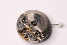 BREITLING SIGNED VALJOUX 7750 MOVEMENT, WITH DATE WHEEL, CURRENTLY RUNNING