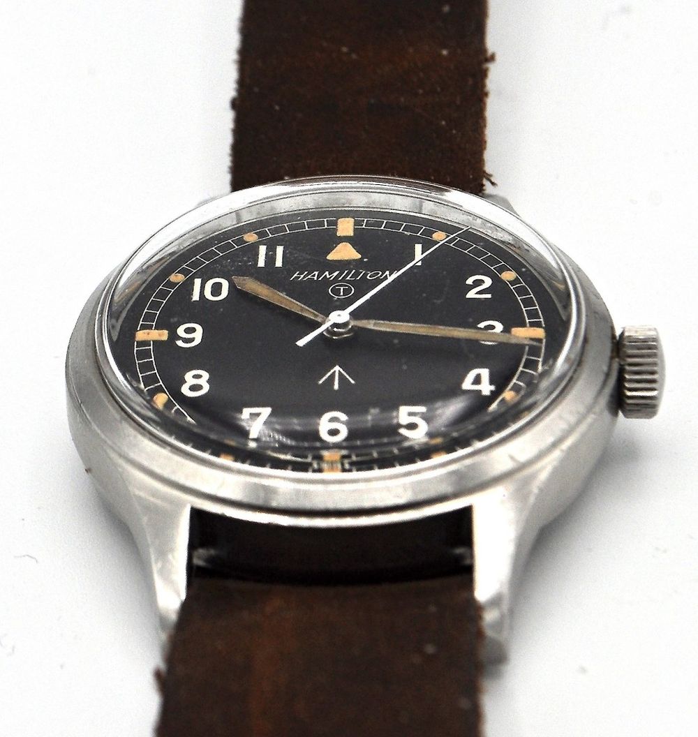 RARE HAMILTON MK11 BRITISH MILITARY ISSUE WRISTWATCH MODEL 6B 1960S. REFERENCE 6B-9101000, CAL. - Image 5 of 10