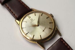 VINTAGE OMEGA DRESS WATCH REFERENCE 14713-62, circular dial, black baton hour markers, subsidiary