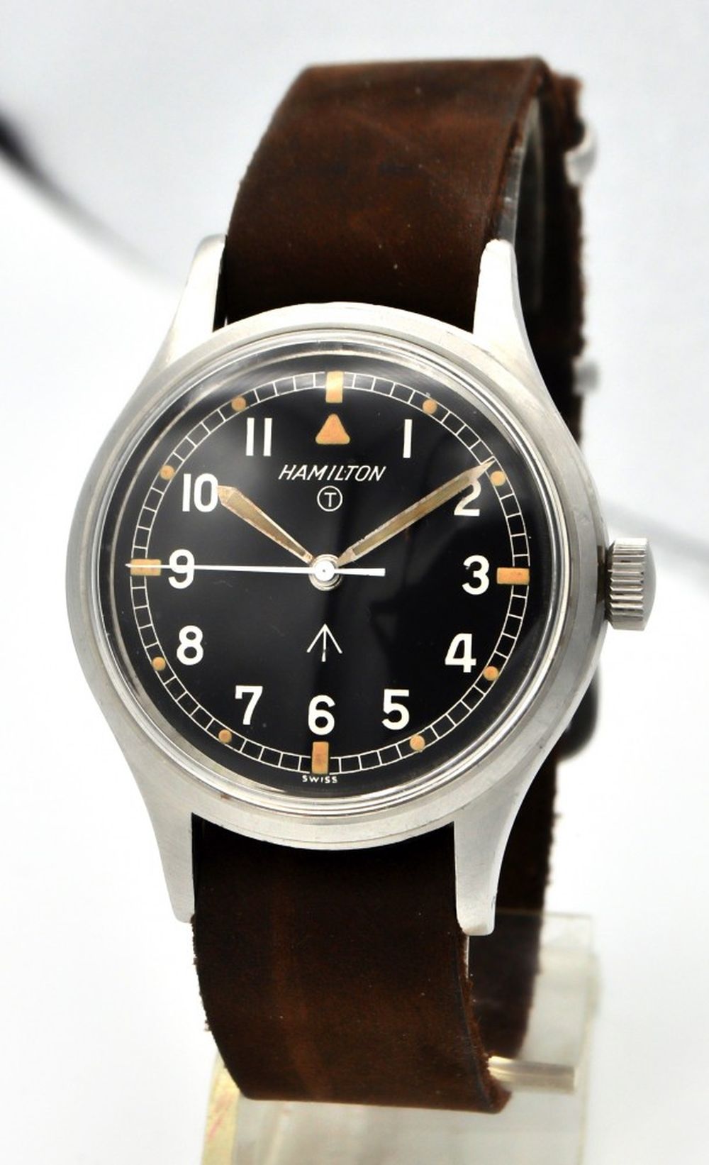 RARE HAMILTON MK11 BRITISH MILITARY ISSUE WRISTWATCH MODEL 6B 1960S. REFERENCE 6B-9101000, CAL. - Image 2 of 10