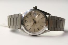 TUDOR PRINCE OYSTERDATE ROTOR SELF-WINDING REFERENCE 90520, circular off white dial, baton hour