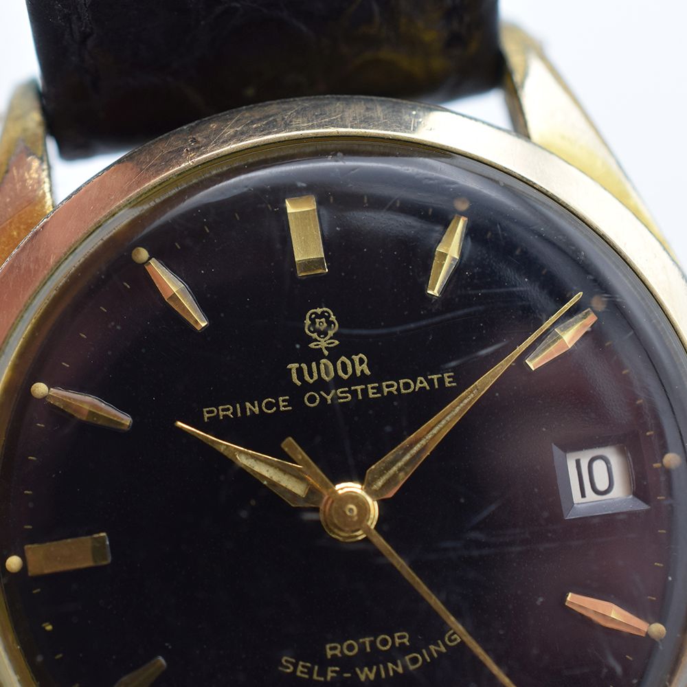 GENTLEMAN'S TUDOR PRINCE OYSTERDATE GOLD CAPPED, REF. 7966, CIRCA. 1965, AUTOMATIC ETA CAL. 2452, - Image 4 of 13