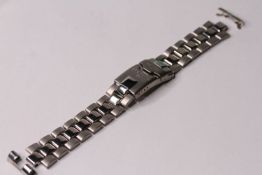 BREITLING STAINLESS STEEL BRACELET, END LINKS AND CLASP