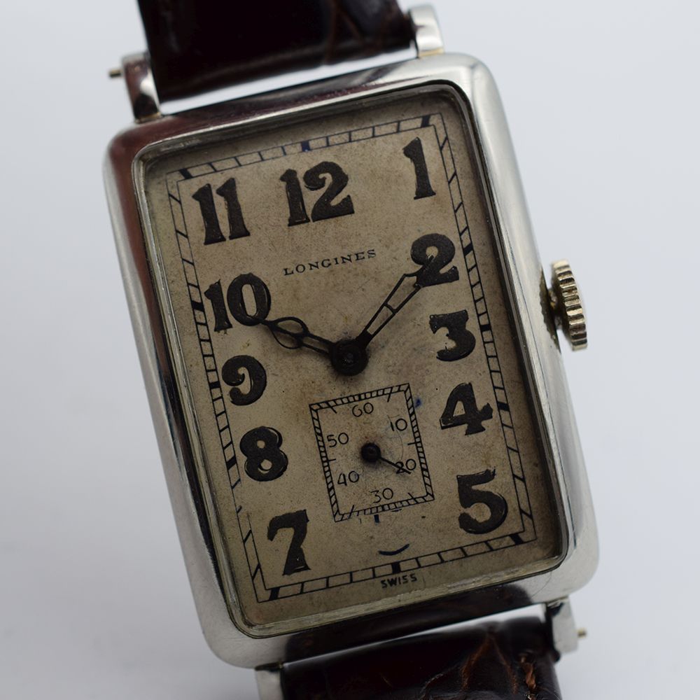 *TO BE SOLD WITHOUT RESERVE* RARE GENTLEMAN'S 18CT WHITE GOLD LONGINES - Image 5 of 8