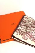 Hermes 'Jardins Des Metamorphoses' Silk Scarf With Box, 90cm