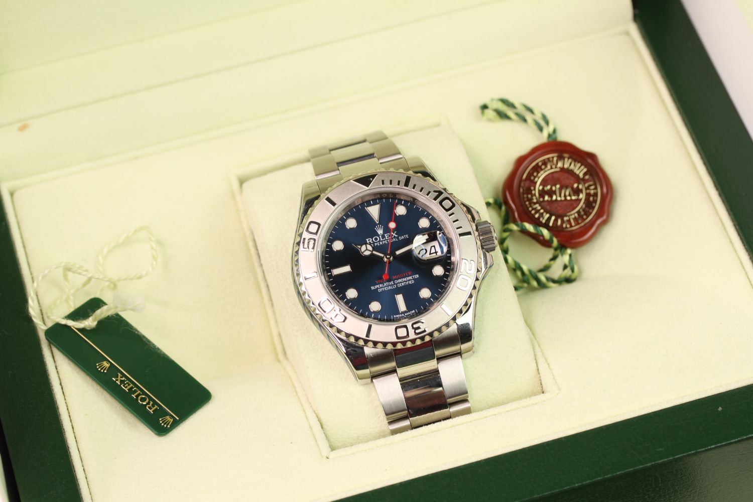 ROLEX YACHTMASTER 40 REFERENCE 116622 WITH BOX AND PAPERS 2013 AND RECENT ROLEX SERVICE, circular - Image 3 of 7