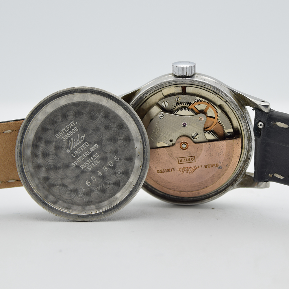 *TO BE SOLD WITHOUT RESERVE* GENTLEMAN'S MIDO MULTIFORT SUPER AUTOMATIC POWER WIND, CIRCA. 1950S, - Image 3 of 4