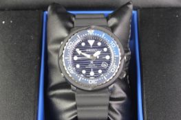 *TO BE SOLD WITHOUT RESERVE* NOS SEIKO PROSPEX 'SAVE THE OCEAN' SOLAR DIVE WATCH WITH BOX AND PAPERS