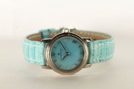 NOS LADIES BLANCPAIN LADYBIRD WRISTWATCH, circular blue mother of pearl dial with roman numerals,