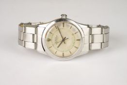 RARE GENTLEMENS ROLEX OYSTER PERPETUAL 'DEPTH RATING' 50M = 165FT WRISTWATCH REF. 6532 CIRCA 1955,