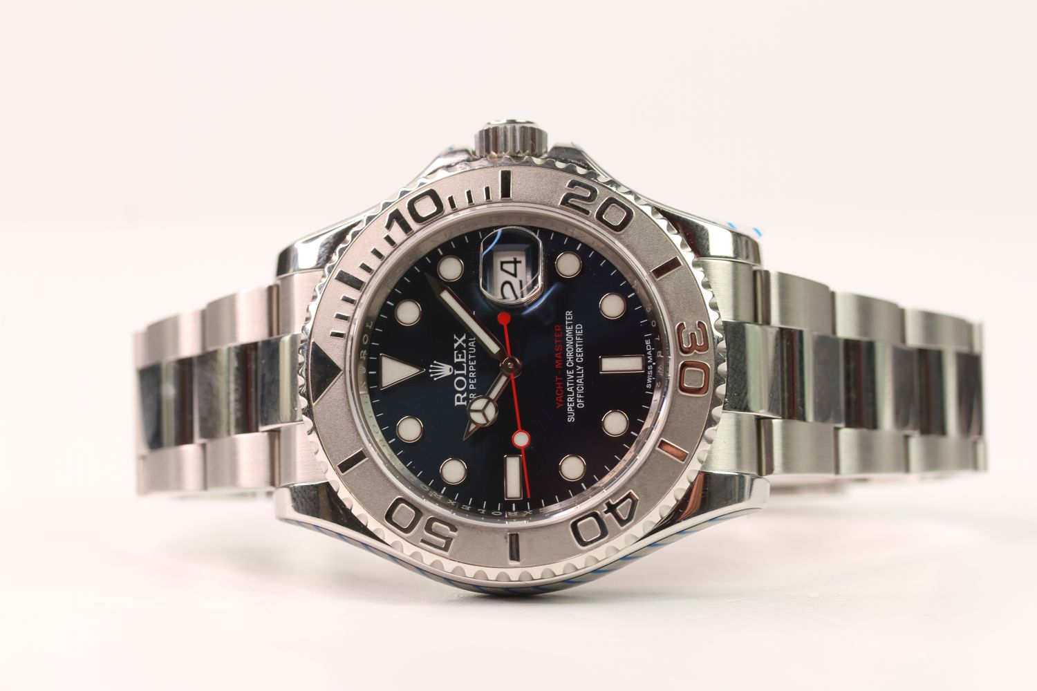 ROLEX YACHTMASTER 40 REFERENCE 116622 WITH BOX AND PAPERS 2013 AND RECENT ROLEX SERVICE, circular - Image 4 of 7