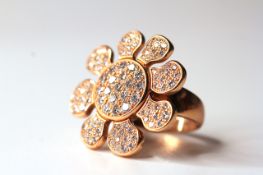 STUNNING 18K ROSE GOLD DAMOISELLE D RING 53 A14, the eight points are meant to bring you