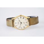 GENTLEMENS BENTIMA STAR WRISTWATCH W/ BOX, circular cream dial with hour markers and hands, 35mm