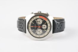 GENTLEMEN'S LONGINES 'WATER SKI' VALJOUX 72 CHRONOGRAPH WRISTWATCH REF. 8226, circular triple