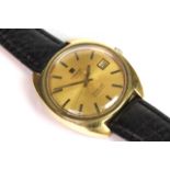 *TO BE SOLD WITHOUT RESERVE* TISSOT SEASTER AUTOMATIC WRIST WATCH, circular champagne dial with