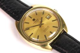 *TO BE SOLD WITHOUT RESERVE* TISSOT SEASTER AUTOMATIC WRIST WATCH, circular champagne dial with