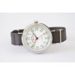 GENTLEMENS WEST END WATCH CO SOWAR RE EDITION WRISTWATCH, circular white dial with hour markers