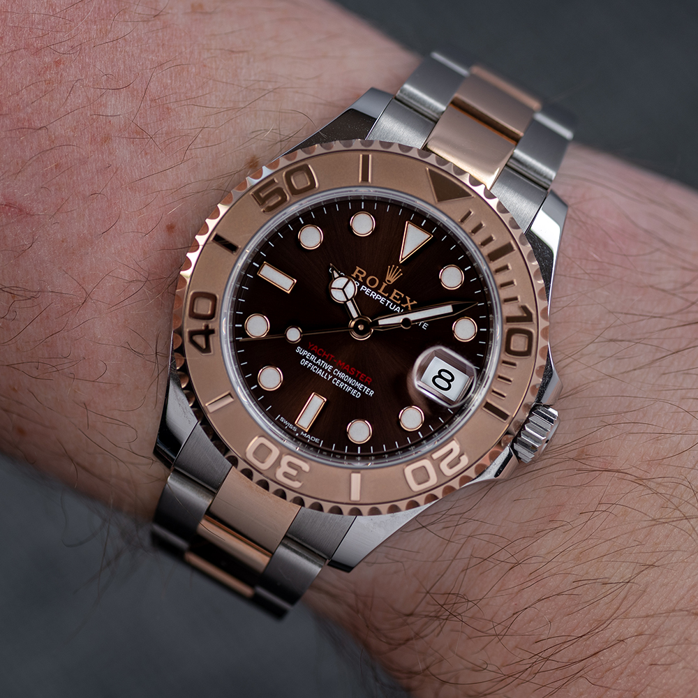 ROLEX YACHT-MASTER 37MM TWO-TONE, REF. 268621, DECEMBER 2017 BOX & PAPERS, AUTOMATIC ROLEX CAL. - Image 4 of 12