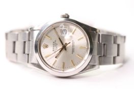VINTAGE ROLEX OYSTER PERPETUAL DATE QUICK CHANGE REFERENCE 15000 CIRCA 1980, circular sunburst