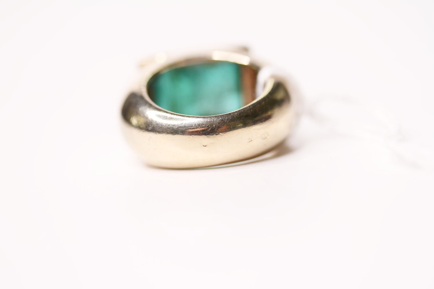 Emerald Ring, continental, size M - Image 4 of 4