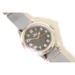 1956 MILITARY OMEGA AIR MINISTRY 6B/159 WITH PERIOD NATO STRAP, circular black dial with arabic