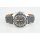 GENTLEMENS TISSOT SEASTAR CHRONOGRAPH WRISTWATCH, circular twin register dial with block hour