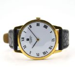 *TO BE SOLD WITHOUT RESERVE*GENTLEMAN'S GOLD PLATED UNIVERSAL GENEVE, REF. 3092 765, CIRCA 1970S,