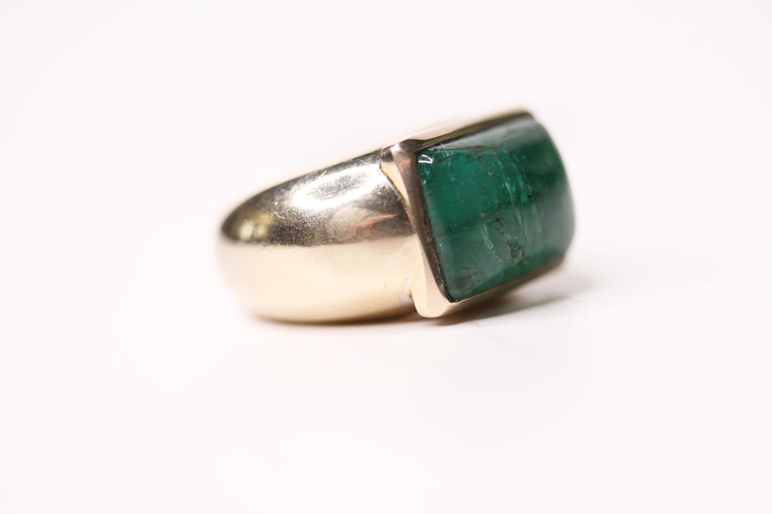 Emerald Ring, continental, size M - Image 2 of 4
