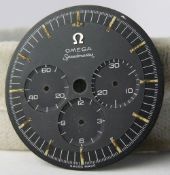 Vintage 1960s Omega Gents Speedmaster Dial Ref 2998,authentic 1960s omega speedmaster dial for early