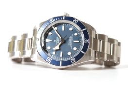 2020 TUDOR BLACK BAY 58 BLUE 79030B UNWORN, circular blue dial with luminous dot hour markers,