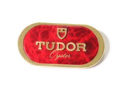 Tudor Oyster Display Sign, enamel detail, 0302, 8x4.5cm