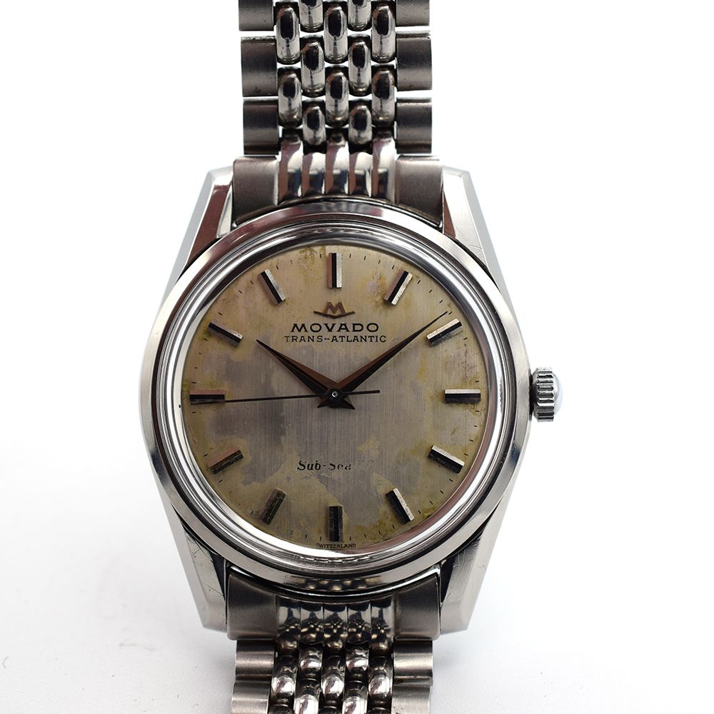 *TO BE SOLD WITHOUT RESERVE*GENTLEMAN'S MOVADO TRANS-ATLANTIC SUB-SEA 50 NO-DATE, CIRCA 1960S, 35. - Image 4 of 7