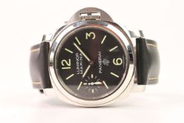 GENTLEMAN'S PANERAI LUMINOR MARINA REFERENCE PAM00776 WITH BOX AND PAPERS 2020, circular black