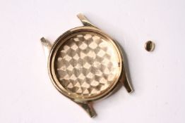 9CT DENNISON CASE, 31mm 9ct gold case, reads 12878 Dennison made in england, A.L.D. 306938, comes