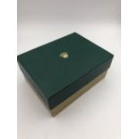Rolex box, inner box measurements 145mm x 110 x 65mm.