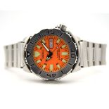 *TO BE SOLD WITHOUT RESERVE*GENTLEMAN'S SEIKO ORANGE MONSTER SKX781, CIRCA. 2002, 7S26-0350 WITH