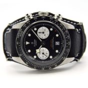 GENTLEMAN'S UNWORN TUDOR BLACK BAY CHRONO "REVERSE PANDA" 79360N, APRIL 2021 BOX AND PAPERWORK,