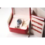 OMEGA SEAMASTER 300 MID SIZE WITH BOX AND PAPERS 2003 REFERENCE 2551.80.00, circular blue wave