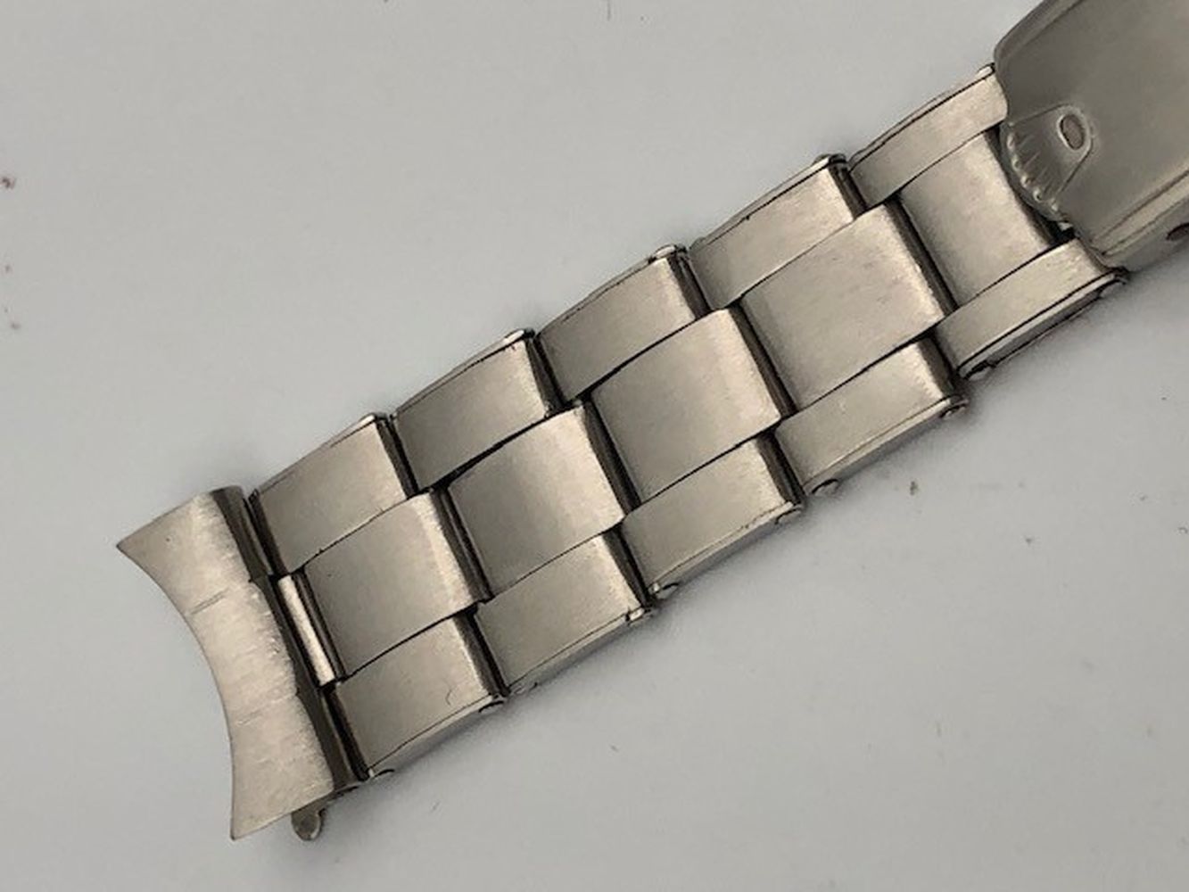 Rolex 7205 rivet bracelet dated 4/64 with 61 end links (19mm daytona/explorer and early Tudor), - Image 6 of 6